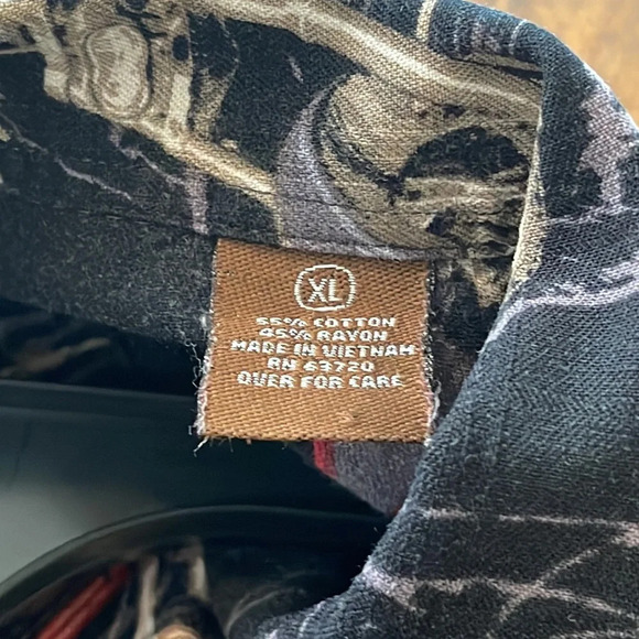 Clearwater Outfitters Motorcycle Hot Wheels Biker Button Down Shirt Size XL - Picture 13 of 14